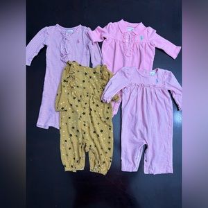 Ralph Lauren Bundle x3 w/ 1 Jessica Simpson one piece 3 months